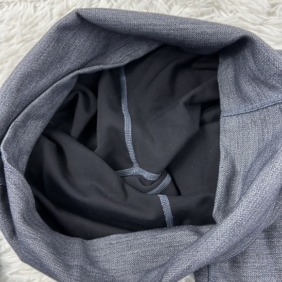 Lululemon Align Pant II 25" Mini Heathered Herringbone Heathered Black White - Picture 3 of 7